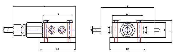 二级油气分配器外形图